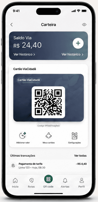 Via Cidadã — Digital Wallet